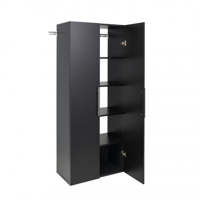 HangUps 30" Large Storage Cabinet, Black
