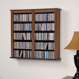 Double Wall Mounted Media Storage