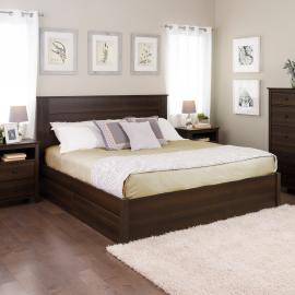 Select 4-Post Platform Bed with Optional Drawers